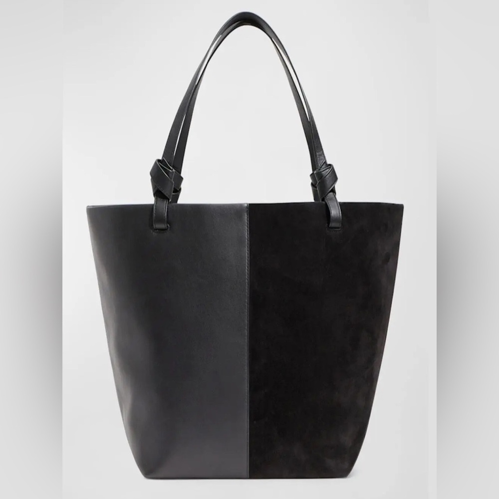 STAUD Black Leather Bag